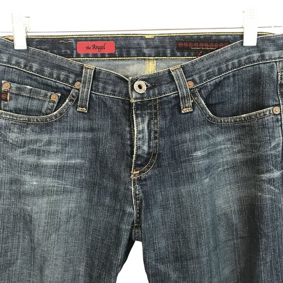 AG Adriano Goldschmied The Angel Bootcut Jeans Womens Size 28 Medium Wash Denim - Picture 4 of 7